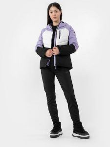 4F Spodnie narciarskie damskie XS. Czarne spodnie sportowe 4f, xs, bez wzorów, z materiału, narciarskie. Za 399,99 zł.