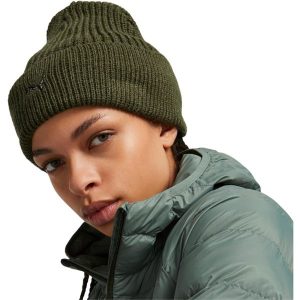 Czapka Beanie unisex Puma Metal Cat Beanie Myrtle. Zielone czapki Puma, bez wzorów, sportowe. Za 85,00 zł.