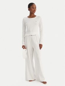 Tommy Hilfiger Piżama UW0UW06157 Écru Regular Fit. Piżamy TOMMY HILFIGER, bez wzorów, z bawełny, bez ramiączek. Za 429,99 zł.