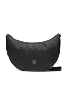 Guess Torebka Emera HWBG93 49030 Czarny. Czarne torebki klasyczne Guess, z aplikacjami, ze skóry, bez dodatków. Za 319,99 zł.