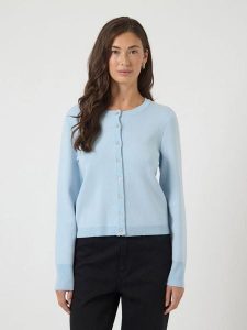 YAS Kardigan "Yas" w kolorze błękitnym rozmiar: XL. Niebieskie kardigany YAS. Za 173,99 zł.