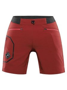 Alpine Pro Szorty funkcyjne "Zamba" w kolorze czerwonym rozmiar: 36. Czerwone spodenki sportowe Alpine Pro, bez wzorów, z materiału, outdoorowe. Za 125,27 zł.