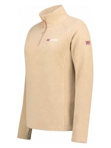 Geographical Norway Bluza polarowa w kolorze beżowym rozmiar: XXL. Brązowe bluzy Geographical Norway, xxl, bez wzorów, z polaru, bez kaptura. Za 72,95 zł.