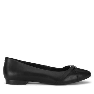 Baleriny Lasocki. Czarne balerinki Lasocki, bez wzorów, bez obcasa, bez zapięcia. Za 169,99 zł.