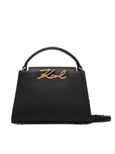 KARL LAGERFELD Torebka B3W30018 Czarny. Czarne kuferki KARL LAGERFELD, bez wzorów, ze skóry, bez dodatków. Za 1 199,00 zł.