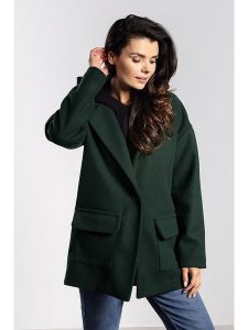 Awama Kurtka przejściowa w kolorze zielonym rozmiar: S. Zielone kurtki Awama, s, bez wzorów, bez kaptura. Za 187,52 zł.