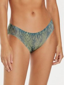 Chantelle Figi klasyczne Soft Stretch C11D30 Zielony. Zielone figi Chantelle, bez wzorów, z syntetyku. Za 99,99 zł.