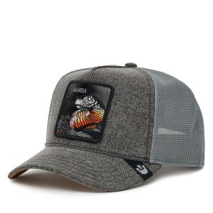 Czapka z daszkiem Goorin Bros. Szare czapki Goorin Bros, bez wzorów. Za 119,99 zł.