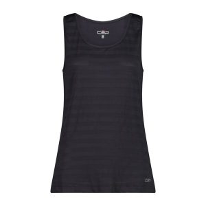 Damski tank top CMP. Czarne topy CMP, xl, bez wzorów, z materiału, bez kołnierzyka, bez ramiączek. Za 167,80 zł.