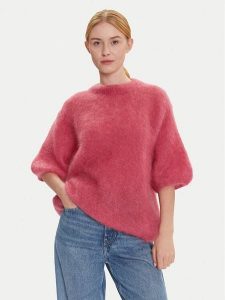 Dixie Sweter M277Y101A Różowy Relaxed Fit. Czerwone swetry klasyczne Dixie, m, z syntetyku, bez kołnierzyka. Za 579,99 zł.