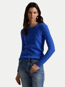 Polo Ralph Lauren Sweter 211971865006 Niebieski Slim Fit. Niebieskie swetry klasyczne Polo Ralph Lauren, xs, z wełny, bez kołnierzyka. Za 589,99 zł.