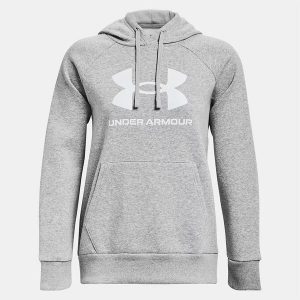 Bluza damska Under Armour Rival Fleece Big Logo Hoody. Czerwone bluzy Under Armour, xs, bez wzorów, z kapturem. Za 175,99 zł.
