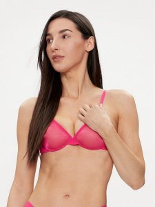 Gossard Biustonosz z fiszbiną Glossies 6271 Różowy. Czerwone biustonosze Gossard, bez wzorów, z syntetyku. Za 129,99 zł.