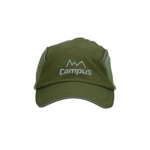 Czapka z daszkiem unisex Campus THAR zielona CU0726125170. Zielone czapki Campus, bez wzorów, ze skóry. Za 60,68 zł.