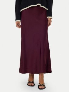 Vero Moda Spódnica midi Elena 10337459 Fioletowy Regular Fit. Fioletowe spódnice Vero Moda, s, bez wzorów, z syntetyku, midi. Za 129,99 zł.