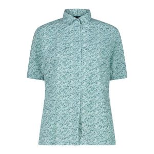 Koszula damska turystyczne CMP 33S5656. Niebieskie koszule CMP, s, bez wzorów, bez kołnierzyka, bez ramiączek. Za 257,50 zł.