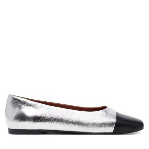 Baleriny Vagabond Shoemakers. Szare balerinki Vagabond Shoemakers, bez wzorów, bez obcasa, bez zapięcia. Za 249,99 zł.