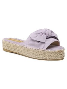 DeeZee Espadryle WSS990-81 Fioletowy. Fioletowe espadryle DeeZee, bez wzorów, z materiału, bez obcasa. Za 35,99 zł.