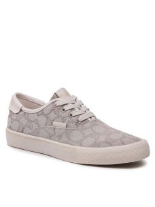Coach Tenisówki Citysole Skate C2705 Beżowy. Brązowe trampki Coach, bez wzorów, z materiału, bez zapięcia. Za 579,99 zł.