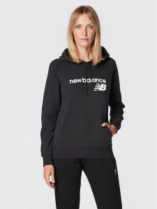 New Balance Bluza Classic Core Fleece WT03810 Czarny Relaxed Fit. Czarne bluzy New Balance, s, bez wzorów, z syntetyku, bez kaptura. Za 149,99 zł.