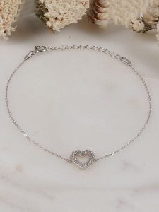 Heliophilia Srebrna bransoletka rozmiar: onesize. Szare bransoletki Heliophilia, srebrne. Za 56,99 zł.