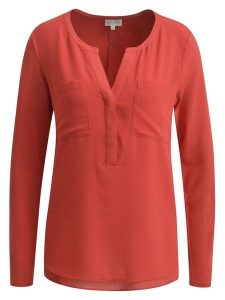 Milano Italy Bluzka w kolorze czerwonym rozmiar: XL. Czerwone bluzki Milano Italy, xl, bez wzorów, bez kołnierzyka, bez ramiączek. Za 126,99 zł.