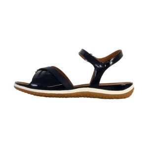 Sandały GEOX D SANDAL VEGA Niebieski. Niebieskie sandały Converse, bez wzorów, bez obcasa, bez zapięcia. Za 296,99 zł.