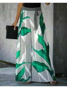 Milan Kiss Spodnie w kolorze szaro-zielonym rozmiar: M. Szare spodnie z wysokim stanem Milan Kiss, bez wzorów, z materiału, z podwyższonym stanem. Za 152,99 zł.