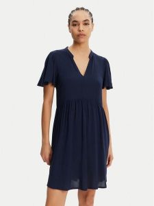 JDY Sukienka letnia Star 15257228 Granatowy Regular Fit. Niebieskie kombinezony JDY, na lato, bez wzorów, z wiskozy, retro, bez kołnierzyka, bez ramiączek. Za 69,99 zł.