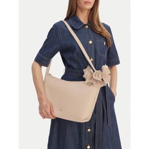 Torebka GINO ROSSI. Brązowe torebki klasyczne Gino Rossi, bez wzorów, bez dodatków. Za 229,99 zł.