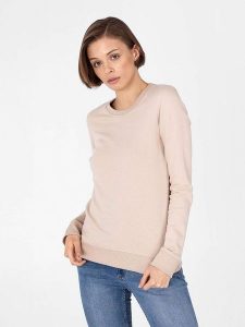 Basiclo Bluza w kolorze beżowym rozmiar: M. Brązowe bluzy Basiclo, m, bez wzorów, bez kaptura. Za 113,90 zł.
