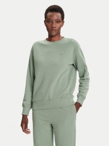 Gant Bluza Shield 4201414 Zielony Relaxed Fit. Zielone bluzy GANT, s, bez wzorów, z bawełny, bez kaptura. Za 359,99 zł.