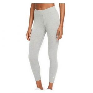 Legginsy sportowe damskie Nike Essentials 78. Szare legginsy Nike, bez wzorów. Za 129,00 zł.