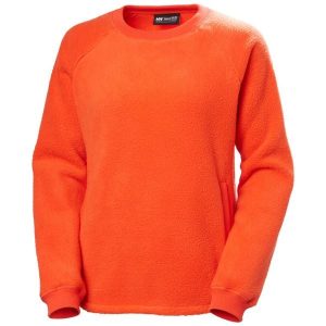 Damski polar Helly Hansen Escape Teddy. Czerwone swetry klasyczne Helly Hansen, z polaru, bez kołnierzyka. Za 425,50 zł.