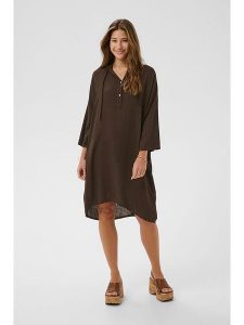 Cream Sukienka w kolorze brązowym rozmiar: S/M. Brązowe sukienki Cream, m, bez wzorów, bez kołnierzyka, bez ramiączek, midi. Za 149,95 zł.