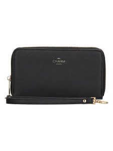 Charm Portfel "Birmingham" w kolorze czarnym - 18 x 10 x 2,5 cm rozmiar: onesize. Czarne portfele Charm, bez wzorów, z materiału. Za 75,45 zł.