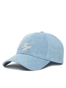 Tommy Hilfiger Czapka z daszkiem Th Embroidered AW0AW17486 Błękitny. Niebieskie czapki TOMMY HILFIGER, bez wzorów, z bawełny. Za 149,99 zł.