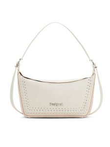 Desigual Torebka 25SAXP52 Écru. Torebki klasyczne Desigual, bez wzorów, ze skóry, bez dodatków. Za 209,99 zł.