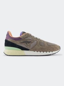 Kangaroos Skórzane sneakersy "Coil R1" w kolorze jasnobrązowym rozmiar: 47. Brązowe trampki KangaROOS, bez wzorów, z materiału, bez zapięcia. Za 217,99 zł.