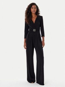Rinascimento Kombinezon CFC0126185003 Czarny Regular Fit. Czarne sukienki Rinascimento, xl, bez wzorów, z syntetyku, bez kołnierzyka, bez ramiączek. Za 569,99 zł.