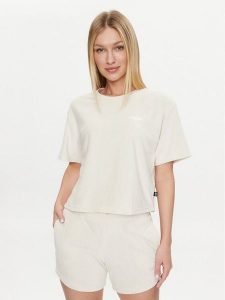 Puma T-Shirt Ess Elevated 677947 Écru Regular Fit. T-shirty Puma, l, bez wzorów, z bawełny, bez kołnierzyka, bez ramiączek. Za 139,99 zł.