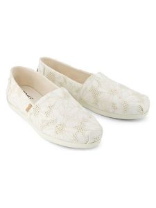 TOMS Espadryle w kolorze kremowym rozmiar: 37. Brązowe espadryle Toms, bez wzorów, bez obcasa. Za 114,95 zł.