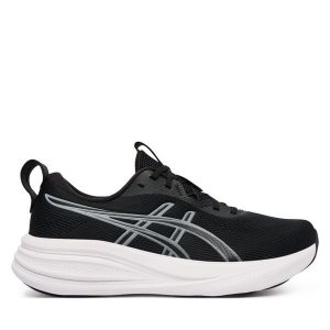 Buty do biegania Asics. Czarne buty sportowe ASICS, bez wzorów, bez zapięcia, do biegania. Za 489,99 zł.