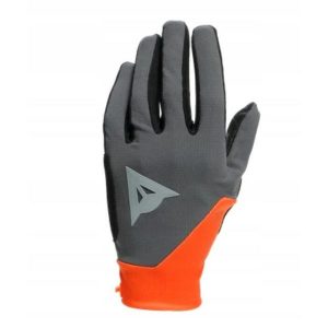 Rękawice rowerowe dla dorosłych Dainese HG Caddo Orange / Grey. Czarne rękawiczki Dainese, bez wzorów. Za 129,99 zł.
