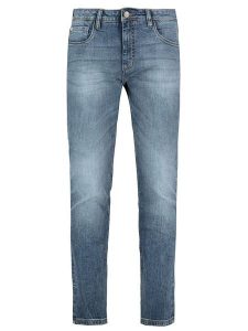 Sublevel Dżinsy - Regular fit - w kolorze niebieskim rozmiar: W33. Niebieskie jeansy Sublevel, z aplikacjami, ze skóry. Za 109,78 zł.