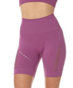 Legginsy damskie treningowe z któtką nogawką Brubeck GYM. Zielone legginsy Brubeck, bez wzorów, z dzianiny, z podwyższonym stanem, krótkie. Za 124,99 zł.