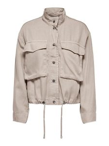 ONLY Kurtka w kolorze szarobrązowym rozmiar: XL. Brązowe kurtki ONLY, xl, bez wzorów, z lyocellu, bez kaptura. Za 144,24 zł.