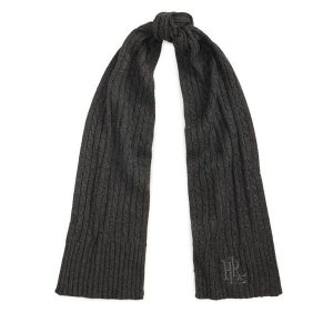 Szalik LAUREN RALPH LAUREN. Szare szaliki Lauren Ralph Lauren, bez wzorów. Za 419,99 zł.