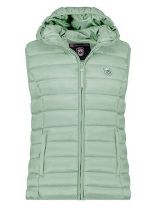 Canadian Peak Kamizelka pikowana "Vakitaleak" w kolorze zielonym rozmiar: XL. Zielone kamizelki Canadian Peak, xl, bez wzorów, bez kołnierzyka, bez ramiączek, bez kaptura. Za 131,74 zł.