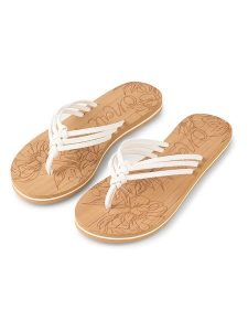 O'Neill Japonki "Ditsy" w kolorze białym rozmiar: 41. Białe klapki O'Neill, bez wzorów, z otwartym noskiem, bez obcasa. Za 92,21 zł.